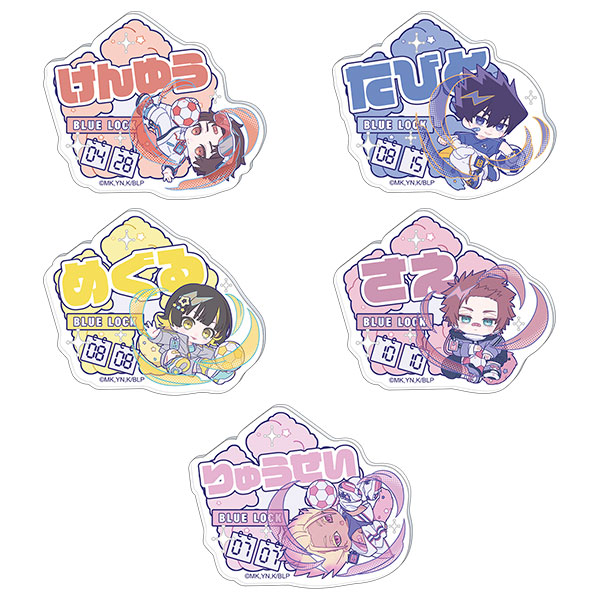 ブルーロック2期 お名前バッジコレクション ぱすてるぽっぷ第2弾 5個入りBOX[ムービック]《０３月予約》