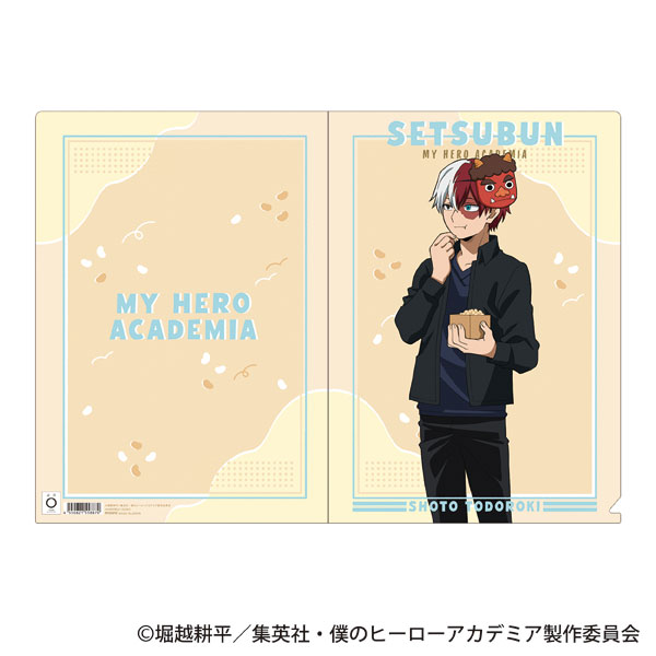 僕のヒーローアカデミア クリアファイル 轟焦凍 撒け！豆まき[ムービック]《発売済・在庫品》