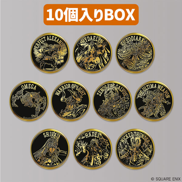 ファイナルファンタジーXIV 金バッジコレクション 10個入りBOX