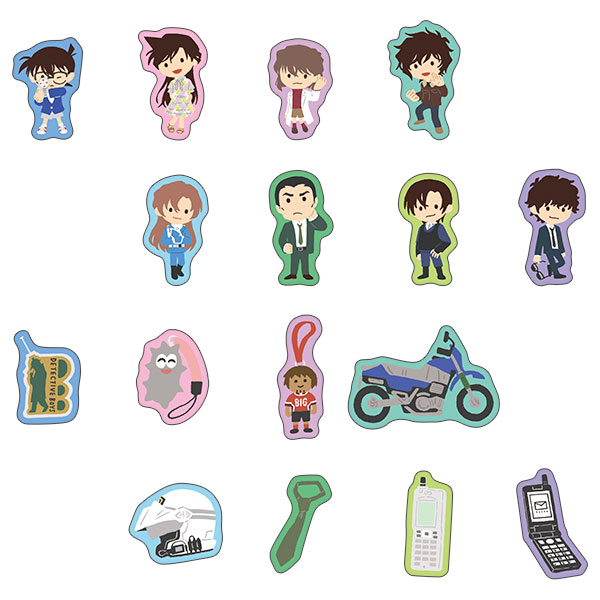 名探偵コナン フレークステッカー ゆるパレット F柄[ムービック]《０４月予約》