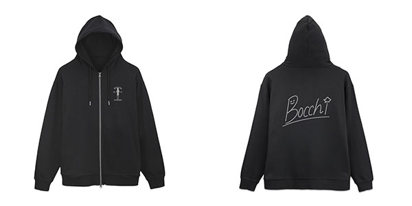 アニメ「ぼっち・ざ・ろっく！」 ぼっちちゃんのサイン ジップパーカー/BLACK-L（再販）[コスパ]《０７月予約》