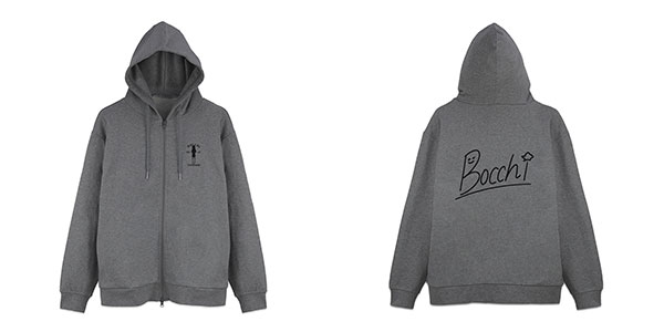 アニメ「ぼっち・ざ・ろっく！」 ぼっちちゃんのサイン ジップパーカー/MIX GRAY-XL[コスパ]《０４月予約》