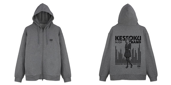 アニメ「ぼっち・ざ・ろっく！」 山田リョウ ジップパーカー/MIX GRAY-XL（再販）[コスパ]《０７月予約》