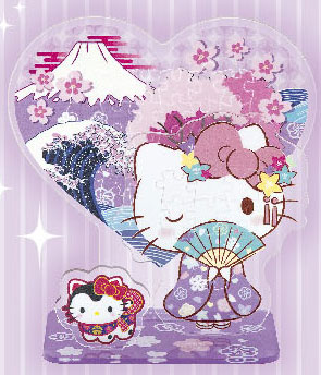 ジグソーパズル アクスタポップ ハローキティ・JAPAN 32ピース (SP-041)[ビバリー]《発売済・在庫品》