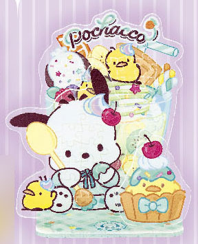 ジグソーパズル アクスタポップ ポチャッコ・スイーツ 35ピース (SP-044)[ビバリー]《発売済・在庫品》