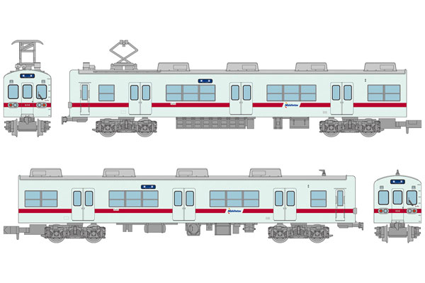 鉄道コレクション 西日本鉄道600形 アイスグリーン復刻塗装 2両セット[トミーテック]《発売済・在庫品》
