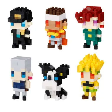 nanoblock(ナノブロック) NBMC_89 ミニナノ ジョジョの奇妙な冒険 スターダストクルセイダース 6個入りBOX[カワダ]《在庫切れ》