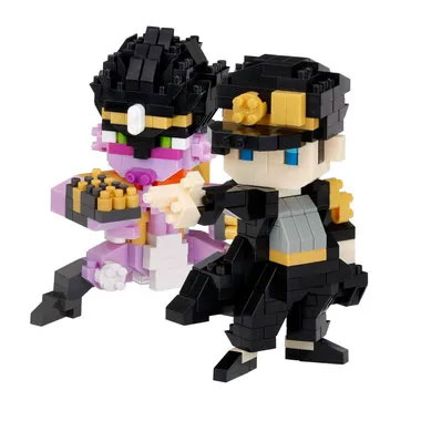 nanoblock(ナノブロック) NBCC_266 『ジョジョの奇妙な冒険 スターダストクルセイダース』 空条承太郎 / スタープラチナ[カワダ]《在庫切れ》