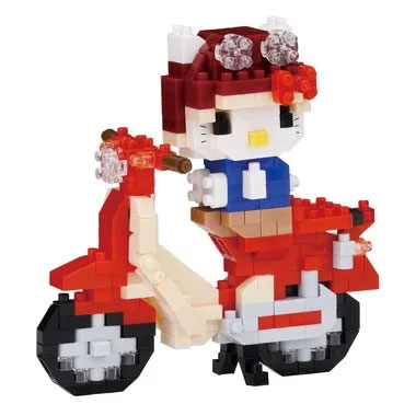 nanoblock(ナノブロック) NBCC_263 ハローキティ×HONDA スーパーカブ