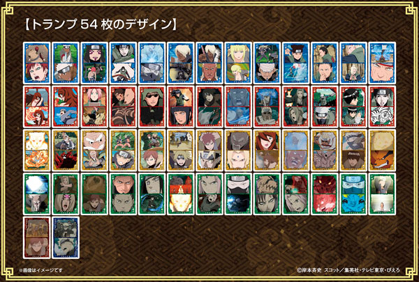 NARUTO-ナルト- 疾風伝 シーンがいっぱいトランプ 忍連合軍篇