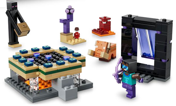 レゴ MINECRAFT ネザーとエンドポータルの旅 (21584)[レゴジャパン]《在庫切れ》