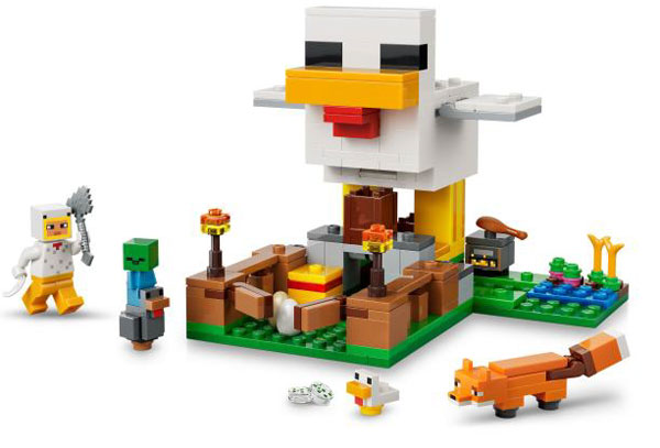 レゴ MINECRAFT ニワトリ農場 (21585)[レゴジャパン]《在庫切れ》