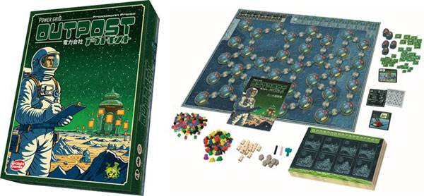 ボードゲーム 電力会社 アウトポスト[アークライト]《発売済・在庫品》