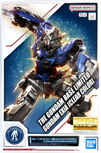 【中古】(本体A-/箱B)MG 1/100 ガンダムエクシア [クリアカラー] プラモデル (ガンダムベース限定)[BANDAI SPIRITS]《発売済・在庫品》