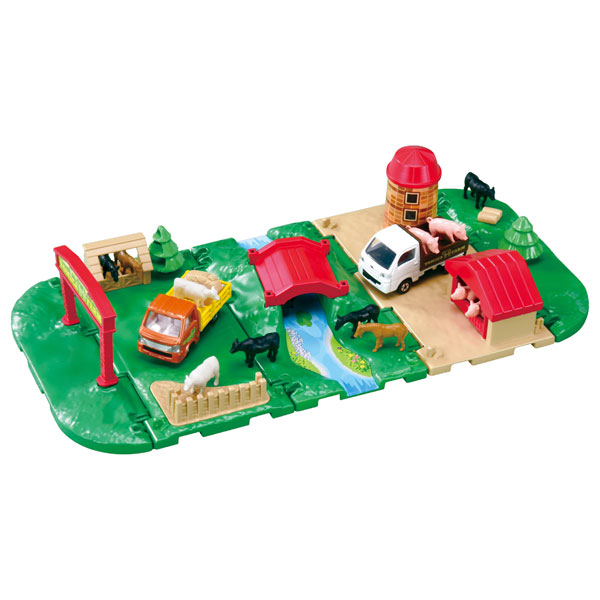 トミカワールド トミカ＆タウン にぎやか牧場セット[タカラトミー]《発売済・在庫品》