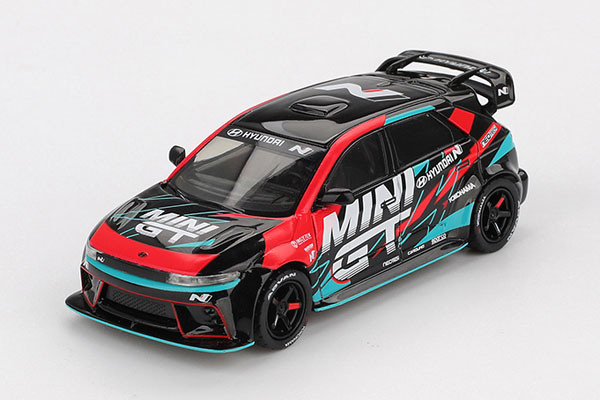 1/64 Hyundai アイオニック 5N MINI GT RS-01T 東京オートサロン 2025(左ハンドル)[MINI GT]《発売済・在庫品》