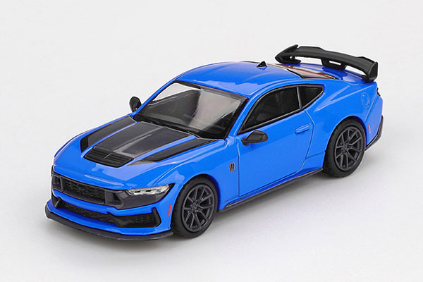 1/64 フォード マスタング ダークホース 2024 グラバーブルー(左ハンドル)[MINI GT]《０３月予約》