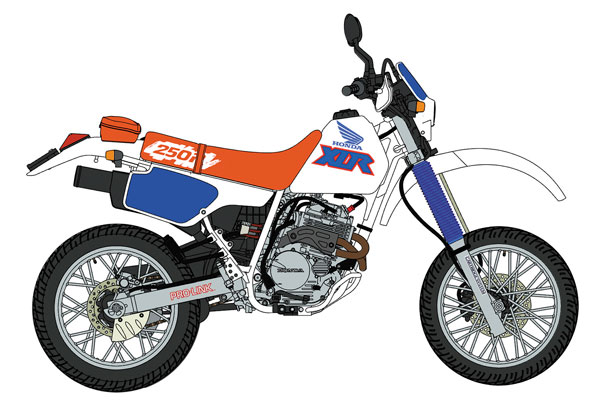 1/12 ホンダ XLR250R (MD22) (1991) “モタードカスタム