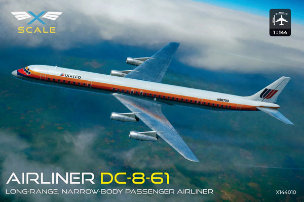 1/144 DC-8-61 プラモデル[X-スケールモデルズ]《在庫切れ》