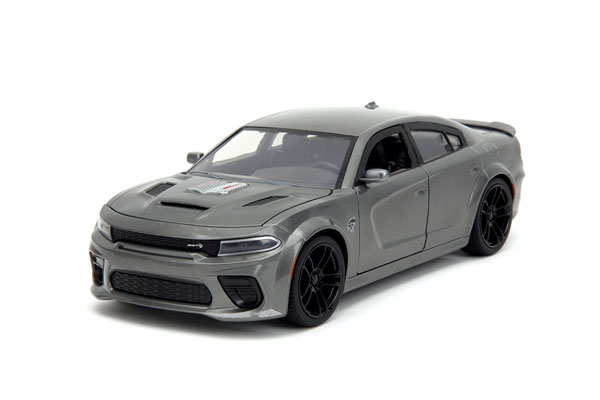 1/24 F＆F10 2021 ダッジ チャージャー SRT ヘルキャット グレー（再販）[Jada Toys]《１１月予約》