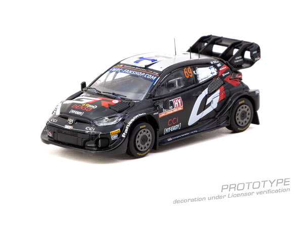 1/64 Toyota GR YARIS Rally1 HYBRID Rally Latvia 2024 Winner Kalle