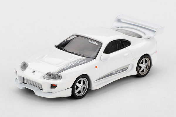 1/64 Toyota スープラ VeilSide コンバット V-I ホワイト(右ハンドル)[MINI GT]《発売済・在庫品》