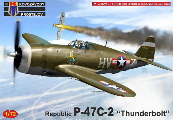 1/72 P-47C-2 サンダーボルト プラモデル[KP Models]《０１月予約》