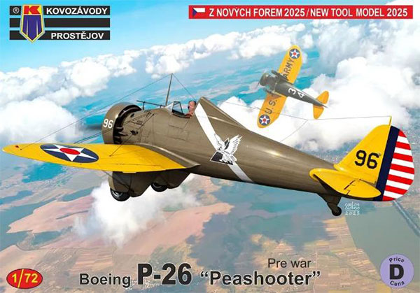 1/72 P-26 ピーシューター “戦前” プラモデル[KP Models]《０１月予約》