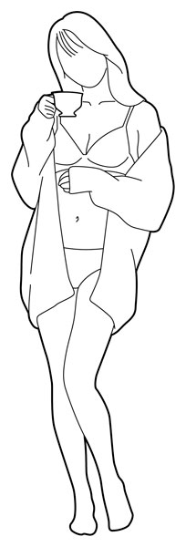 1/12 12リアルフィギュア コレクション No.46 “アフタヌーンミルクティー” レジン製フィギュア[ハセガワ]《０３月予約》