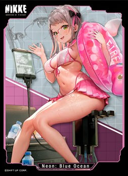 きゃらスリーブコレクション マットシリーズ 勝利の女神：NIKKE 「ネオン：ブルーオーシャン」(No.MT2309) パック[ムービック]《０４月予約》