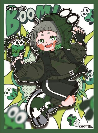 Arteveloカードスリーブ Gurin. 「KRT BOOM！」(art-013) パック[ムービック]《０４月予約》