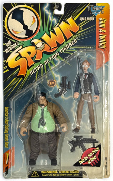 【中古】(本体B/箱B)スポーン ウルトラアクションフィギュア トゥイッチ＆サム[マクファーレントイズ]《発売済・在庫品》