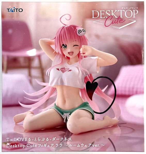 【中古】(本体A/箱B)To LOVEる-とらぶる-ダークネス Desktop Cute フィギュア ララ～ルームウェアver.～ (プライズ)[タイトー]《発売済・在庫品》