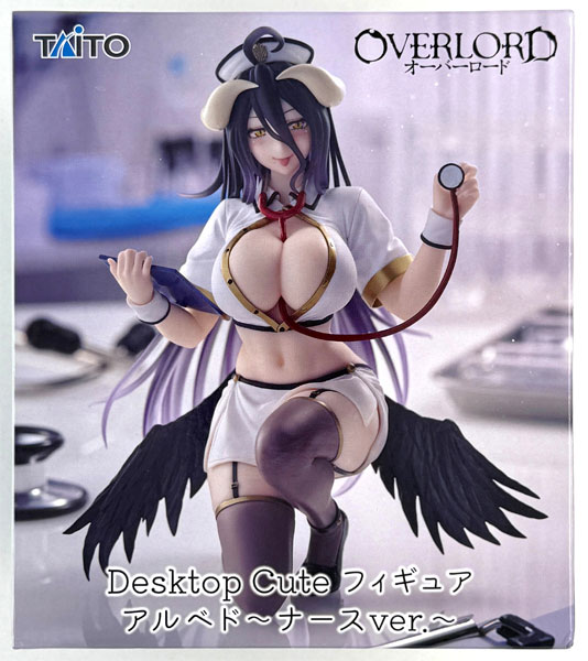 【中古】(本体A/箱B)オーバーロード Desktop Cute フィギュア アルベド～ナースver.～ (プライズ)[タイトー]《発売済・在庫品》