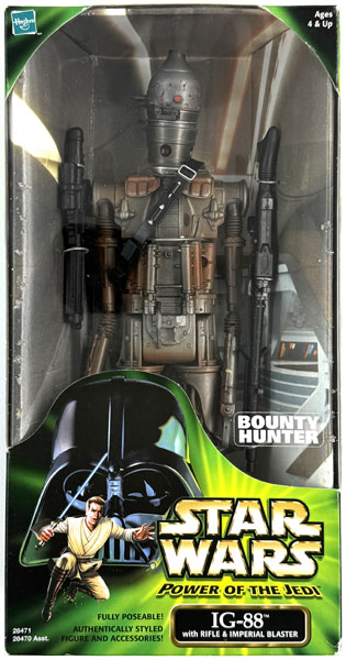 【中古】(本体A/箱B)スター・ウォーズ パワー・オブ・ザ・ジェダイ IG-88 12インチ アクションフィギュア[トミー]《発売済・在庫品》