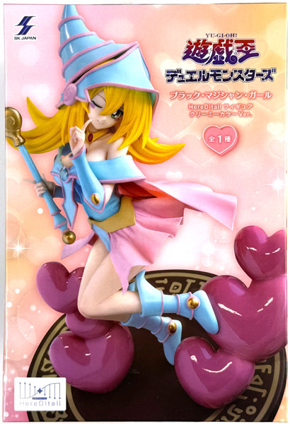 【中古】(本体A/箱B)遊☆戯☆王デュエルモンスターズ ブラック・マジシャン・ガール HereDitailフィギュア クリーミーカラーVer. (プライズ)[エスケイジャパン]《発売済・在庫品》