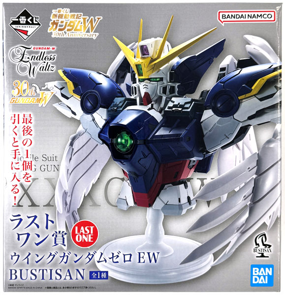 【中古】(本体A/箱B)一番くじ 新機動戦記ガンダムW 30th Anniversary ラストワン賞 ウイングガンダムゼロEW BUSTISAN (プライズ)[BANDAI SPIRITS]《発売済・在庫品》