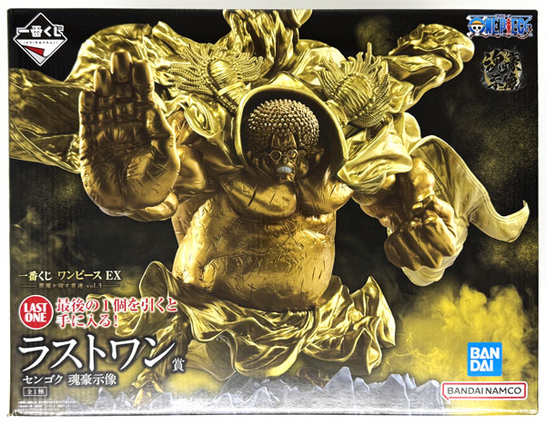 【中古】(本体A/箱B)一番くじ ワンピース EX 悪魔を宿す者達 vol.3 ラストワン賞 センゴク 魂豪示像 (プライズ)[BANDAI SPIRITS]《発売済・在庫品》