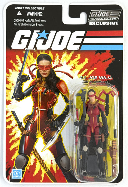 【中古】(本体A/箱B)G.I.JOE NINJA 1-01 KIM ARASHIKAGE アクションフィギュア (G.I. JOE CLUB限定)[ハズブロ]《発売済・在庫品》