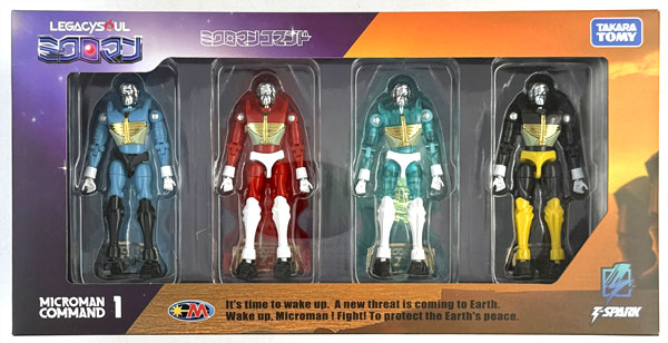 LEGACYSOUL ミクロマン コマンド1号4体セット (タカラトミーモール限定)