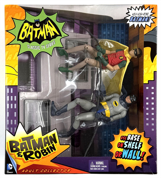 【中古】(本体A/箱B)バットマン クラシック TV シリーズ バットマン ＆ ロビン アクションフィギュア[マテル]《発売済・在庫品》