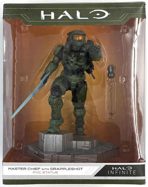 【中古】(本体B+/箱B)HALO INFINITE マスターチーフ グラップルショット PVC スタチュー[ダークホース]《発売済・在庫品》