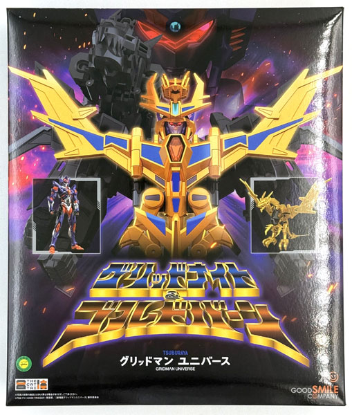 【中古】(本体B+/箱B)劇場版『グリッドマン ユニバース』 THE合体 グリッドナイト＆ゴルドバーン (グッドスマイルカンパニー公式ショップ、 TSUBURAYA STORE ONLINE限定)[グッドスマイルカンパニー]《発売済・在庫品》