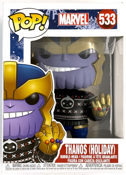 【中古】(本体A-/箱B)POP！ MARVEL THANOS (HOLIDAY)[ファンコ]《発売済・在庫品》