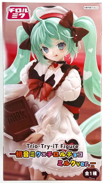 【中古】(本体A/箱B)初音ミク×チロルチョコ Trio-Try-iT Figureー初音ミク×チロルチョコ ミルクver.ー (プライズ)[フリュー]《発売済・在庫品》