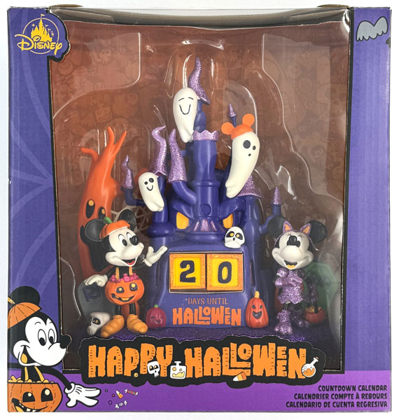 【中古】(本体B/箱B)ミッキー＆ミニー カウントダウンカレンダー フィギュア Disney Halloween 2022[ディズニーストア]《発売済・在庫品》
