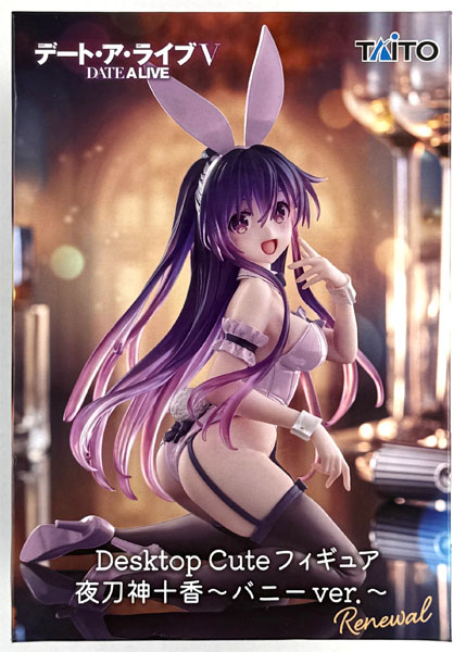 【中古】(本体A/箱B)デート・ア・ライブV Desktop Cute フィギュア 夜刀神十香～バニーver.～Renewal (プライズ)[タイトー]《発売済・在庫品》
