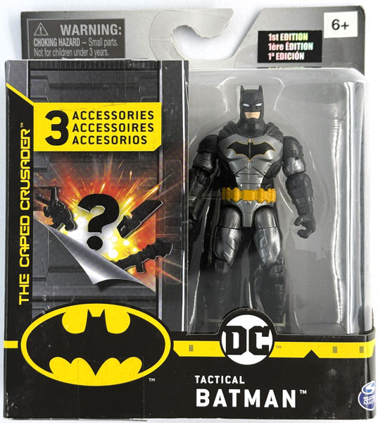 【中古】(本体A/箱B)スピン・マスター アクションフィギュア 4インチ バットマン(タクティカルバージョン)[スピンマスター]《発売済・在庫品》