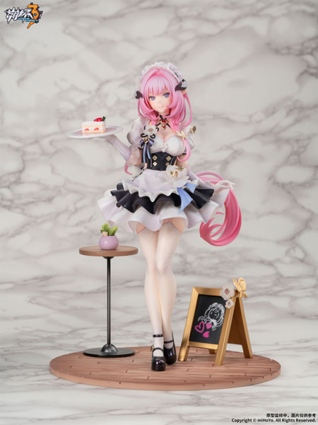【中古】(本体B+/箱B)崩壊3rd エリシア ピンクのメイドさん♪Ver. 1/7 完成品フィギュア[APEX]《発売済・在庫品》