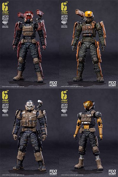 ACID RAIN NOVARK - FXH-AR 001-004(4種アソート)[FEXT HOBBY]【送料